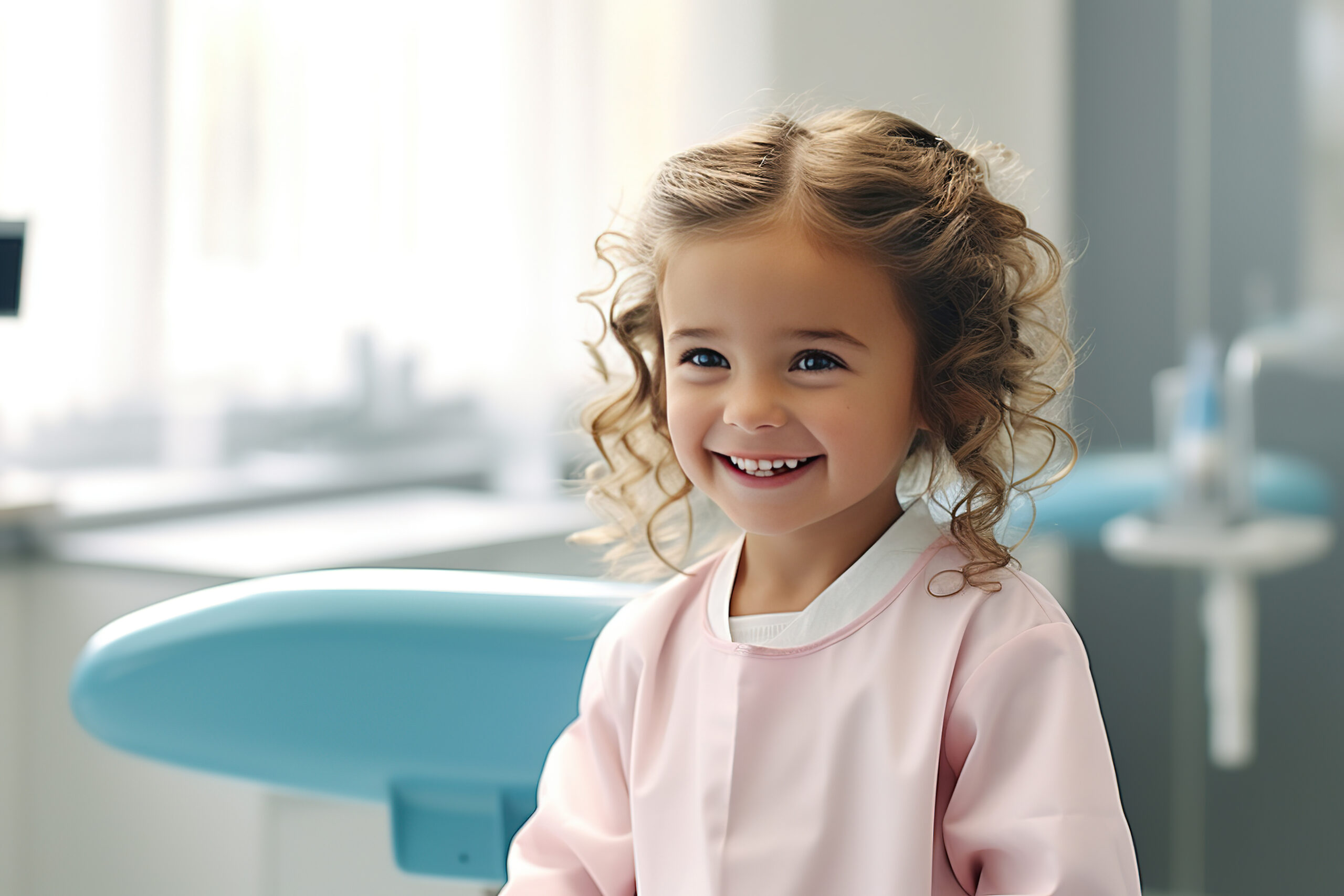 Child smiling during a back-to-school dental checkup at Discovery Smiles Dentistry in Tucson.